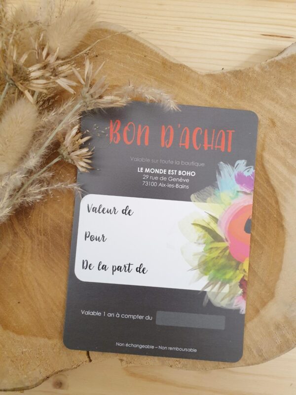 Bon d'achat 30€