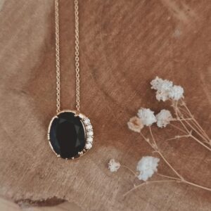 Collier Lune Noir