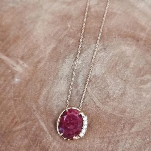 Collier Eclipse Pourpre