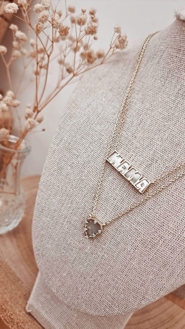 Collier Cœur Brumeux