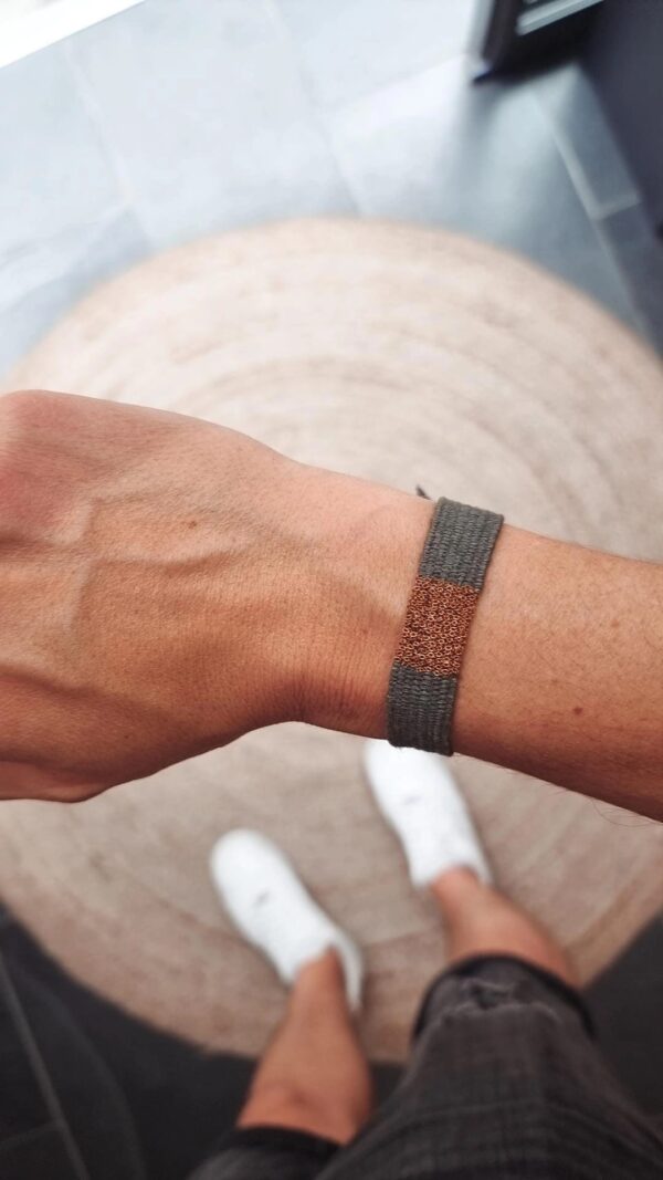 Bracelet Tressé Cuivré