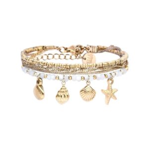 Bracelet Léa 4 rangs Nacre